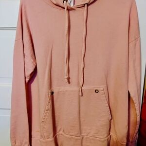 Pink Hoodie with Front Pocket